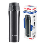 Термокружка 470 мл из нержавеющей стали SUS304, бесконечно темно-серый металлик, LAIMA, 608827