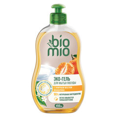 Средство для мытья посуды, овощей и фруктов 450 мл BIOMIO "Мандарин"