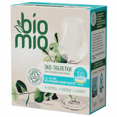 Таблетки для посудомоечной машины 100 шт. BIOMIO &laquo;Эвкалипт&raquo;