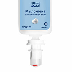 Картридж с жидким мылом-пеной одноразовый Tellus/<wbr/>TORK (Система S4) Advanced, гигиенический эффект, 1 л, 520821