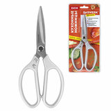 Ножницы кухонные DASWERK (ДАСВЕРК), 210 мм, удлиненное лезвие, металлические ручки, 608900