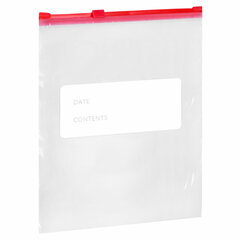 Пакеты для заморозки продуктов, 3 л, КОМПЛЕКТ 20 шт., с замком-застежкой (слайдер), LAIMA