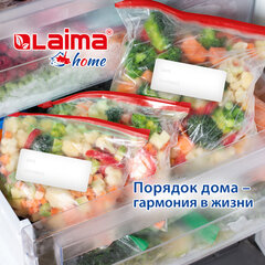 Пакеты для заморозки продуктов, 3 л, КОМПЛЕКТ 30 шт., с замком-застежкой (слайдер), LAIMA