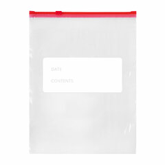 Пакеты для заморозки продуктов, 3 л, КОМПЛЕКТ 100 шт., с замком-застежкой (слайдер), LAIMA