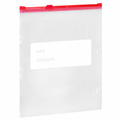 Пакеты для заморозки продуктов, КОМПЛЕКТ 25 шт. (15/<wbr/>1 л, 10/<wbr/>3 л), с замком &laquo;слайдер&raquo;, LAIMA