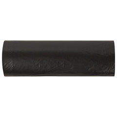 Мешки для мусора 240 л черные, в рулоне 10 шт., ПВД 30 мкм, 90&times;130 см, ЛЮБАША эконом, 608916