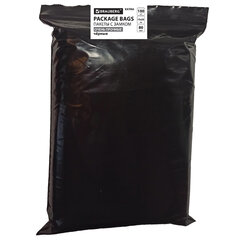 Пакеты ZIP-LOCK ОЧЕНЬ ПРОЧНЫЕ, комплект 100 шт., 150&times;200 мм, ПВД, 80 мкм, ЧЁРНЫЕ, BRAUBERG, 608930