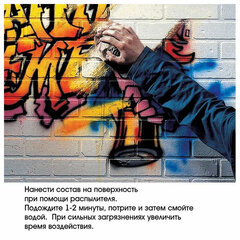 Антискотч для удаления этикеток, жвачки, маркера, граффити, клея, 5 л, GRASS ANTIGRAFFITI PROF