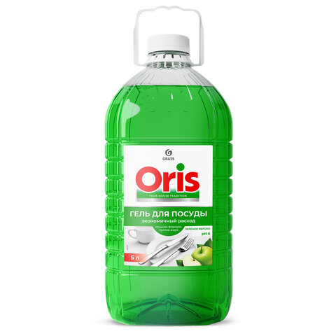 Средство для мытья посуды 5 кг, GRASS VELLY/ORIS "Зеленое яблоко", концентрат, ПЭТ, 125469/126147 - фото 2