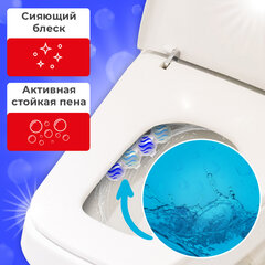 Туалетный блок шарики для унитаза освежитель, 4 блока по 50 г, &laquo;Сила океана 3 в 1&raquo;, LAIMA, 608996