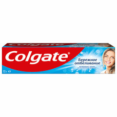Зубная паста 50 мл COLGATE "Бережное отбеливание", с фторидом и кальцием