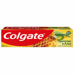 Зубная паста 100 мл COLGATE "Прополис и алоэ", забота о деснах, с фторидом и кальцием