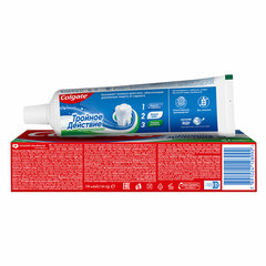 Зубная паста 100 мл COLGATE "Натуральная мята", тройное действие, с фторидом