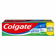 Зубная паста 150 мл COLGATE "Натуральная мята", тройное действие, с фторидом