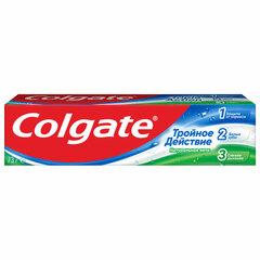 Зубная паста 50 мл COLGATE "Натуральная мята", тройное действие, с фторидом