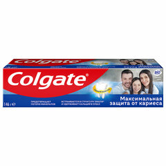 Зубная паста 100 мл COLGATE "Свежая мята", защита от кариеса, с фторидом и кальцием