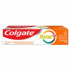 Зубная паста 100 мл COLGATE "Total", витамин С, с фторидом
