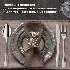 Набор столовых приборов PREMIUM 24 шт., 6 персон, серебристый, нержавеющая сталь, DASWERK (ДАСВЕРК), 609073