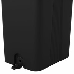 Швабра с отжимом и ведром 10л/<wbr/>7л двухкамерное, 2 насадки микрофибра, карманы с 2-х сторон, рукоятка 134-154см черный AltaMop L, LAIMA,609151