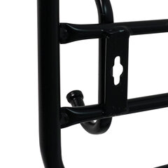 Вешалка настенная с полкой &laquo;ВСП6&raquo;, 265&times;600&times;220 мм, 5 крючков, металл, черная