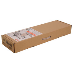 Вешалка настенная с полкой &laquo;ВСП7&raquo;, 265&times;725&times;220 мм, 6 крючков, металл, черная