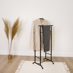 Вешалка-стойка костюмная &laquo;Стиль-3&raquo;, 1080&times;470&times;350 мм, металл, черная