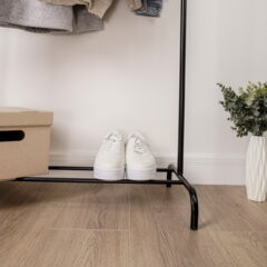 Вешалка для плечиков &laquo;Радуга-1&raquo;, 1500&times;820&times;390 мм, металл, черная