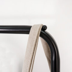 Вешалка для плечиков &laquo;Радуга-2&raquo;, 1520&times;820&times;390 мм, передвижная, металл, черная