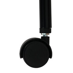 Вешалка для плечиков &laquo;Радуга-2&raquo;, 1520&times;820&times;390 мм, передвижная, металл, черная