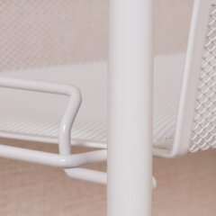 Этажерка &laquo;Ладья-13&raquo; офисно-бытовая 3 яруса, металл, белая, 43&times;17&times;75,5 см