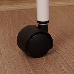 Этажерка &laquo;Ладья-34КС&raquo; офисно-бытовая 3 яруса+столик, металл, белая, 44,5&times;30&times;84 см