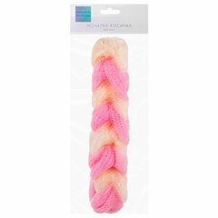 Мочалка для тела КОСИЧКА, нейлоновая, 70 г (27&times;5,5&times;5,5 см), ассорти, PLEASURE