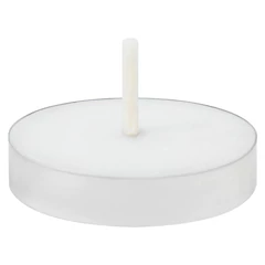 Свечи чайные Standard, до 3,5 часов горения, вес 9 г, КОМПЛЕКТ 50 шт., в гильзе, LAIMA, 609197