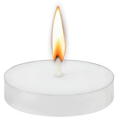 Свечи чайные Standard, до 3,5 часов горения, вес 9 г, КОМПЛЕКТ 50 шт., в гильзе, LAIMA, 609197