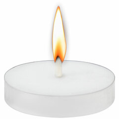 Свечи чайные Standard, до 3,5 часов горения, вес 9 г, КОМПЛЕКТ 100 шт., в гильзе, LAIMA, 609198