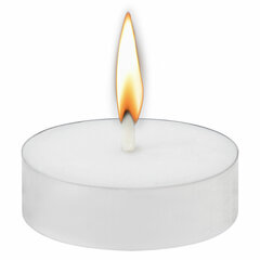 Свечи чайные Long Life, до 5 часов горения, вес 12 г, КОМПЛЕКТ 10 шт., в гильзе, LAIMA, 609199