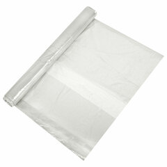 Мешки для мусора прозрачные, ЭКОНОМ, 120 л, в рулоне 10 шт., ПВД, 30 мкм, 70&times;110 см, 609206