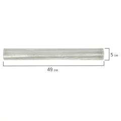 Мешки для мусора прозрачные ЭКОНОМ, 160 л, в рулоне 10 шт., ПВД, 30 мкм, 90&times;110 см, 609207