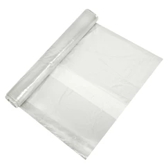 Мешки для мусора прозрачные ЭКОНОМ, 240 л, в рулоне 10 шт., ПВД, 40 мкм, 90&times;140 см, 609208