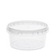 Банка с крышкой 500мл пластиковая под пресервы с контрольным замком, диаметр 122мм ВЗЛП, ШК5865, 1215КП