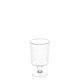 Рюмка одноразовая 100мл пластиковая прозрачная "Кристалл", ВЗЛП, ШК0204, 1002П