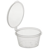 Соусник одноразовый 50 мл, Стандарт, с верхней крышкой, прозрачный, ВЗЛП