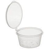 Соусник одноразовый 80 мл, Стандарт, с верхней крышкой, прозрачный, ВЗЛП