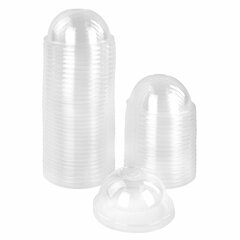 Крышка купольная для стакана d 90 мм, прозрачная, полипропилен, ВЗЛП