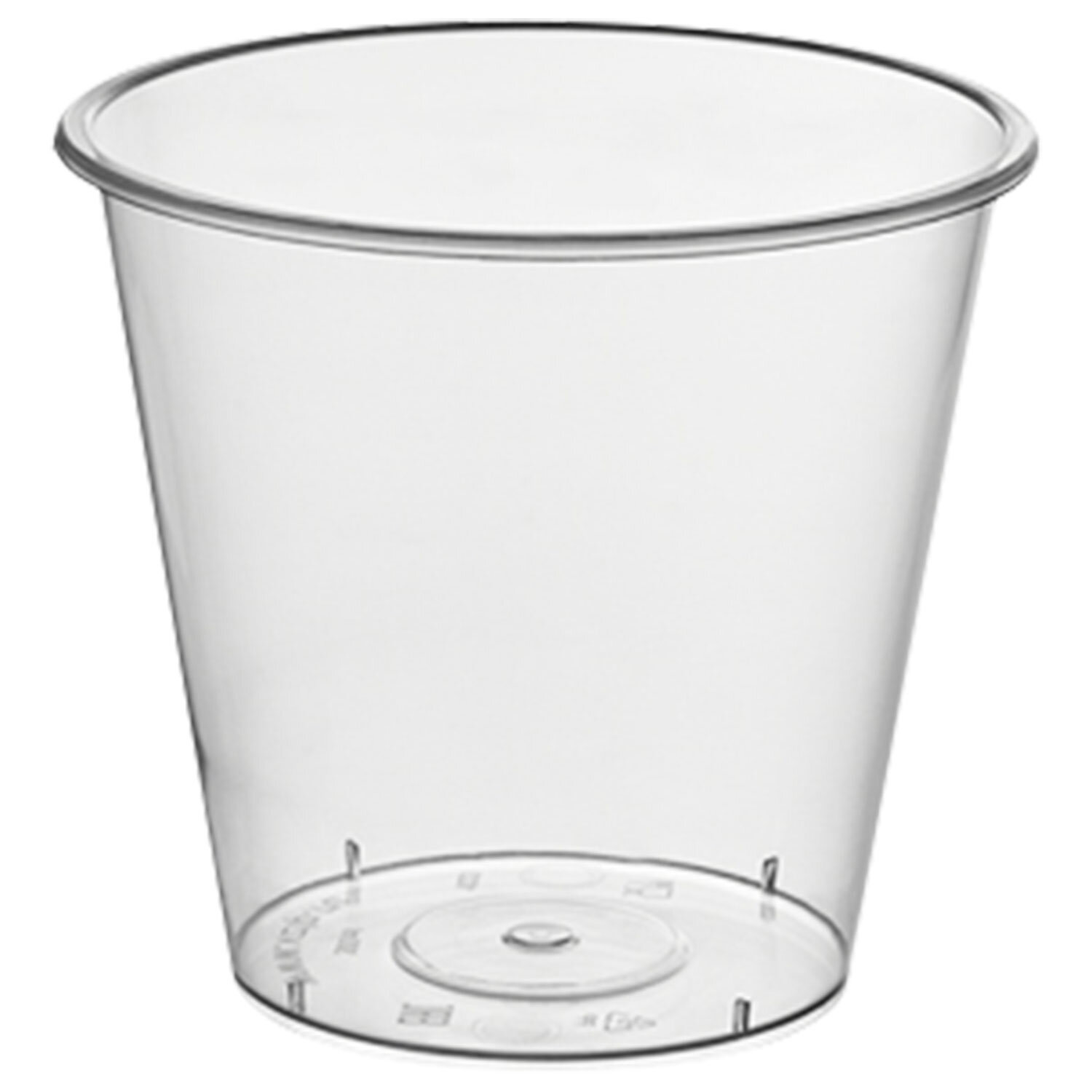 Стакан одноразовый 300 мл, пластиковый прозрачный, Bubble Cup, СВЕРХПЛОТНЫЙ, ВЗЛП