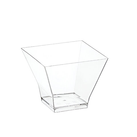 Креманка одноразовая 120 мл, пластиковая, "Пагода", прозрачная, ВЗЛП, 5032П