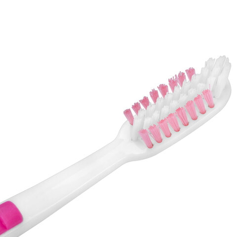 Зубная щетка средней жесткости CLASSIC (ассорти 4 цвета), LAIMA DENT, 609312