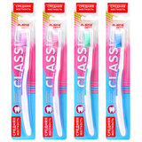Зубная щетка средней жесткости CLASSIC (ассорти 4 цвета), LAIMA DENT, 609312
