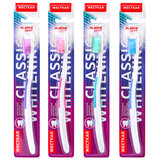 Зубная щетка жесткая, для быстрого очищения и безопасного отбеливания, ассорти 4 цвета, LAIMA DENT, 609313