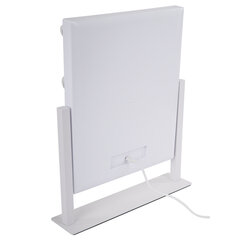 Зеркало для макияжа гримерное с подсветкой, 9 LED-ламп, 3 режима свечения, размер 25&times;30 см, работа от сети 220 V, цвет белый, BRABIX, 609335